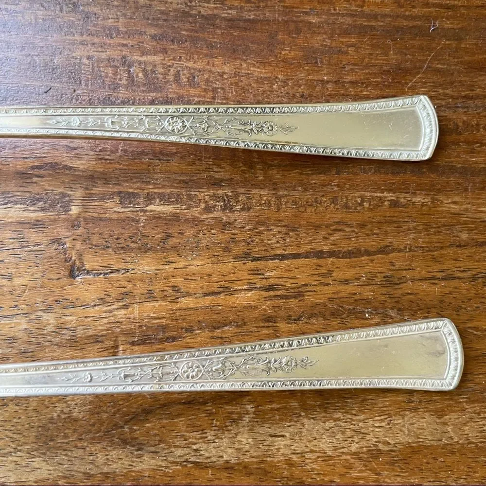 Vintage 1927 R C Co Orleans Set of 3 Dinner Spoons